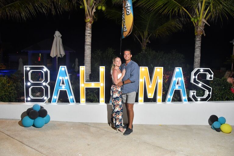 Our first trip together, Sandals Royal Bahamian