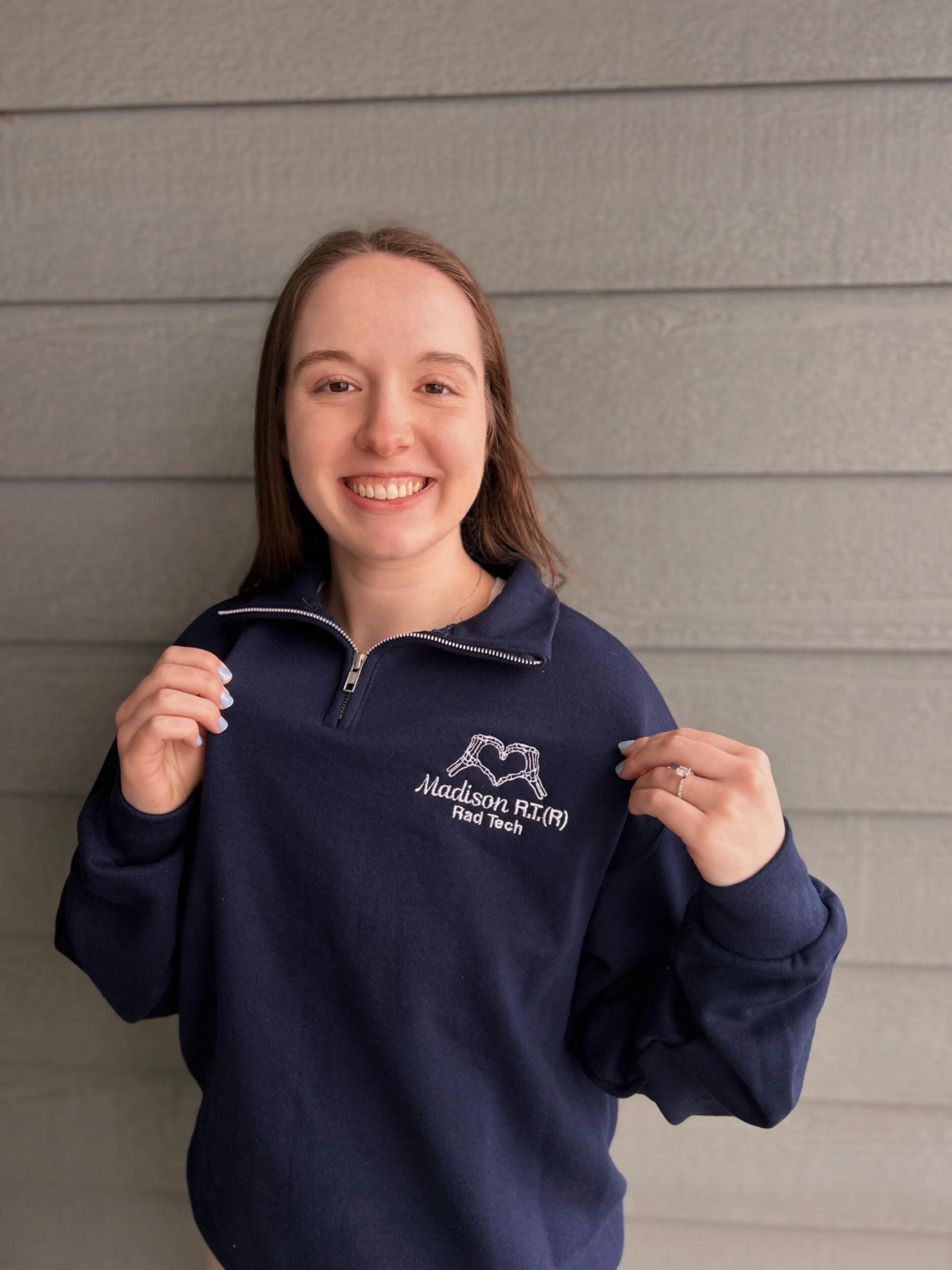 Madison graduated from the Mayo Clinic School of Health Sciences Radiography Program and became an X-Ray Tech.