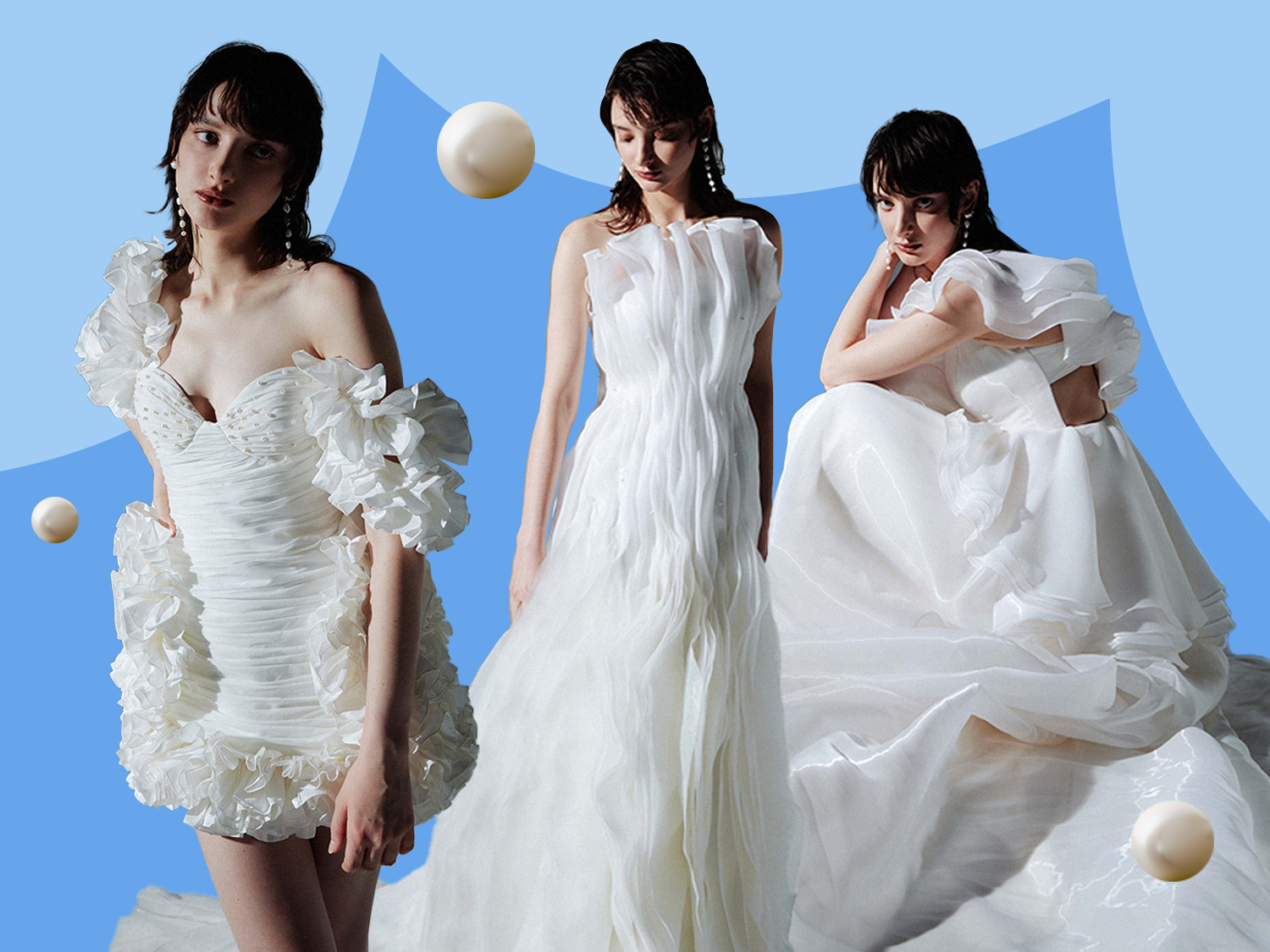 Mermaidcore wedding attire 2023. 