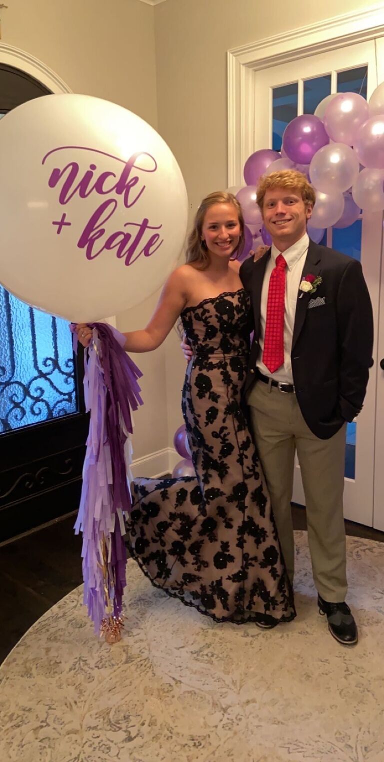 Nick and Kate's senior "Prom" (during covid)!