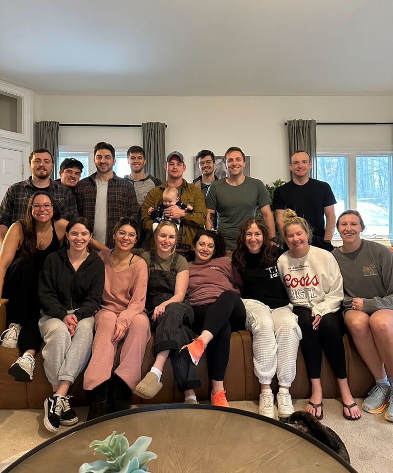 The WVU reunions have grown over the years, and it's one of our favorite traditions with all of Ryan's best college friends!