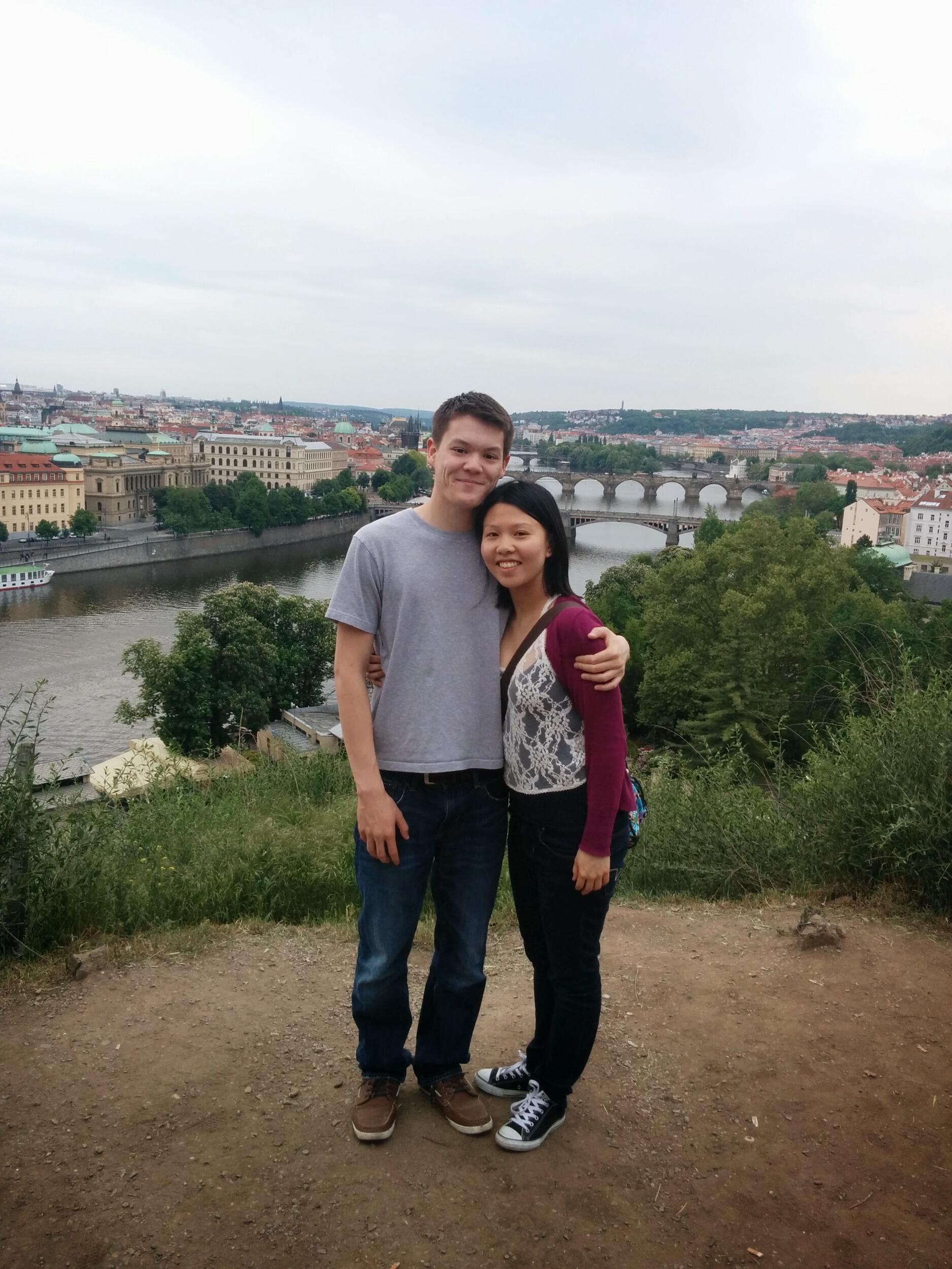 They visited all sorts of cool places in Europe together, including Prague, Amsterdam, Vienna, Salzburg, Munich, Rome, Venice, Paris, London, and more!