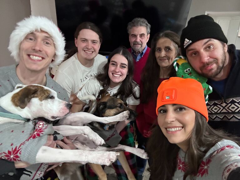 Christmas round 3 with Grace's family! 