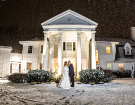 Overhills Mansion winter wedding venue in Maryland