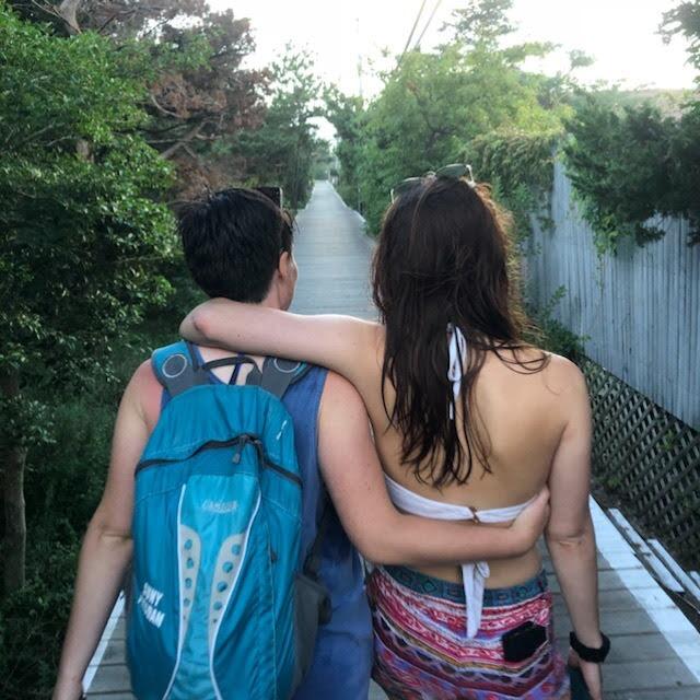 With Christine coming home from Madagascar just a few days prior, C^squared went from a Beyoncé concert to Fire Island hanging out as friends, happy to be reunited. 