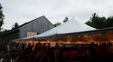 Tent Lighting, Coastal Maine Canopies