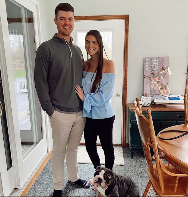 A week before the world shut down for COVID, Brendan bought Frankie for Sam. Frankie helped with long-distance!