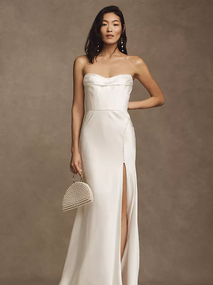 Deb Dresses Online - The customer would like to add halter strap instead of  the strapless neckline. According to her specifications, we custom make the  dress from pattern to finish today. Please
