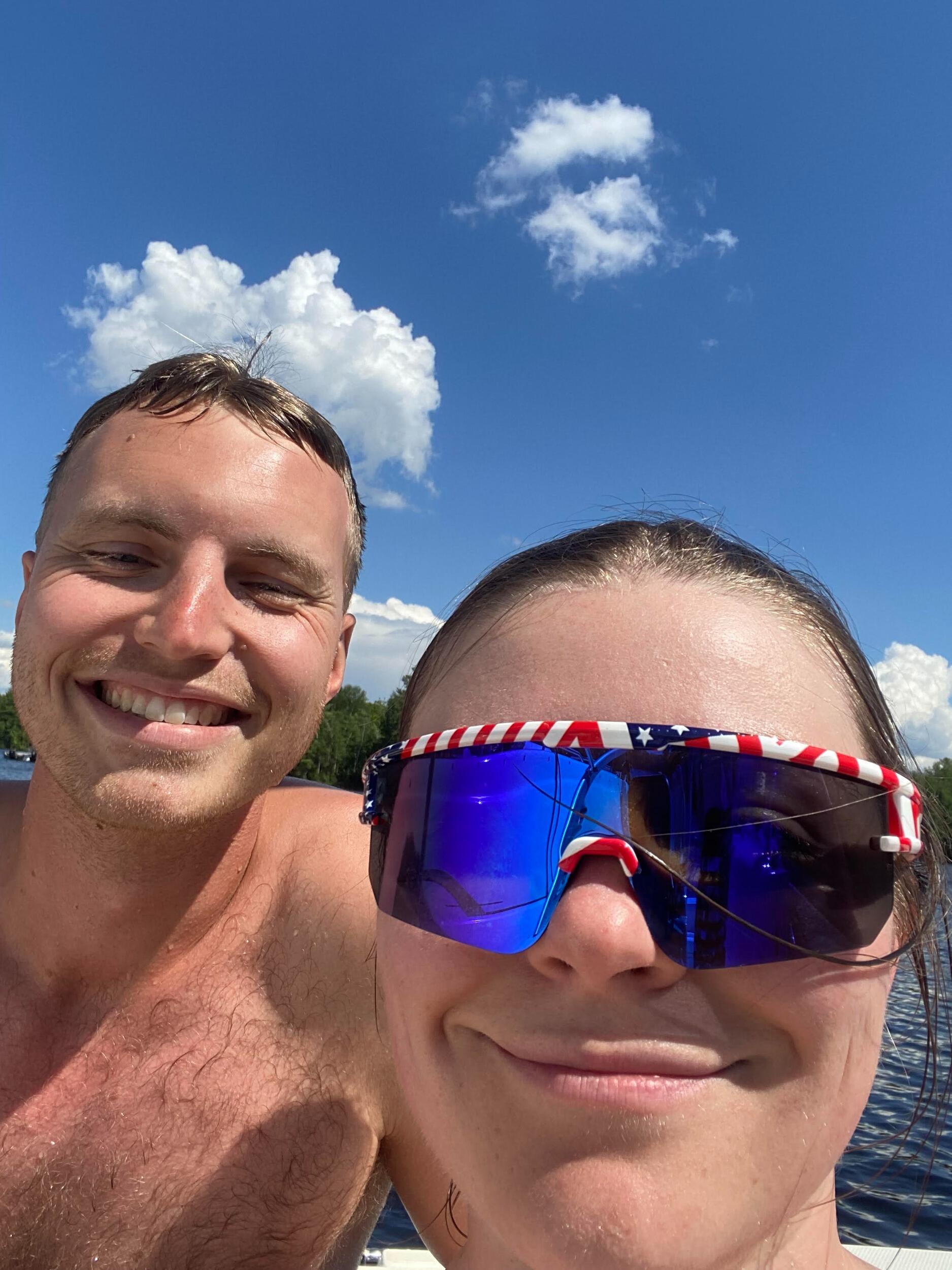 In the Summer of 2024, the couple hosted the First Annual Beer Olympics, spent a weekend on Lake Tenkiller with friends, and went back to the Lake in Wisconsin for the 4th of July. The couple even found some time to spend at ANOTHER lake in Iowa with TJ's family! 