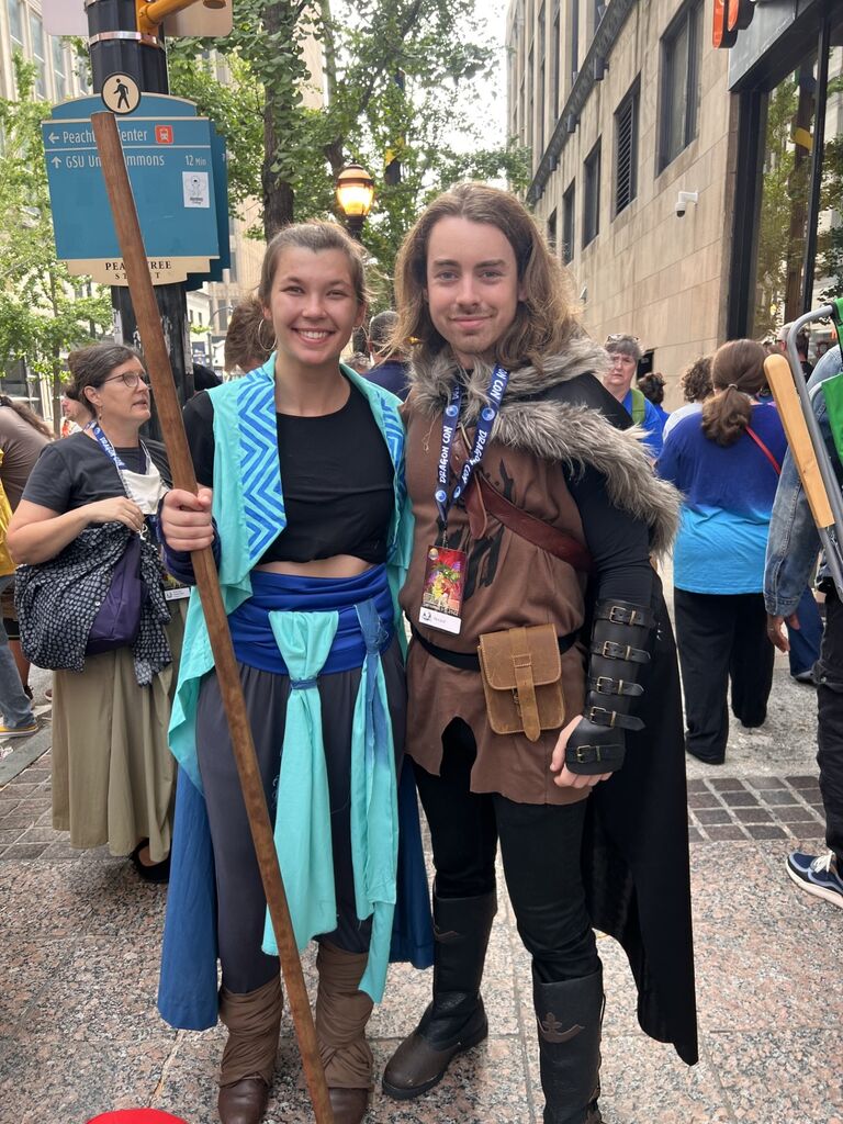 Cosplaying at ComicCon in Atlanta. 