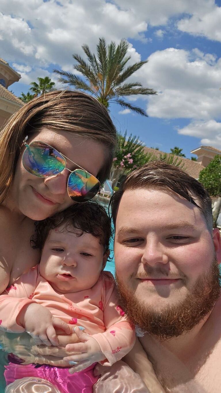 First trip to Florida together as a family
