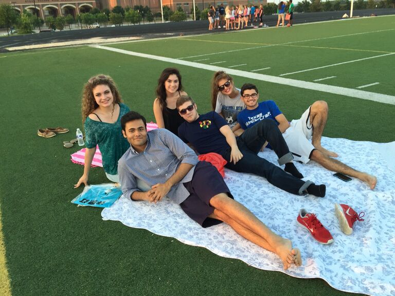 Senior sunset at Byron Nelson High School