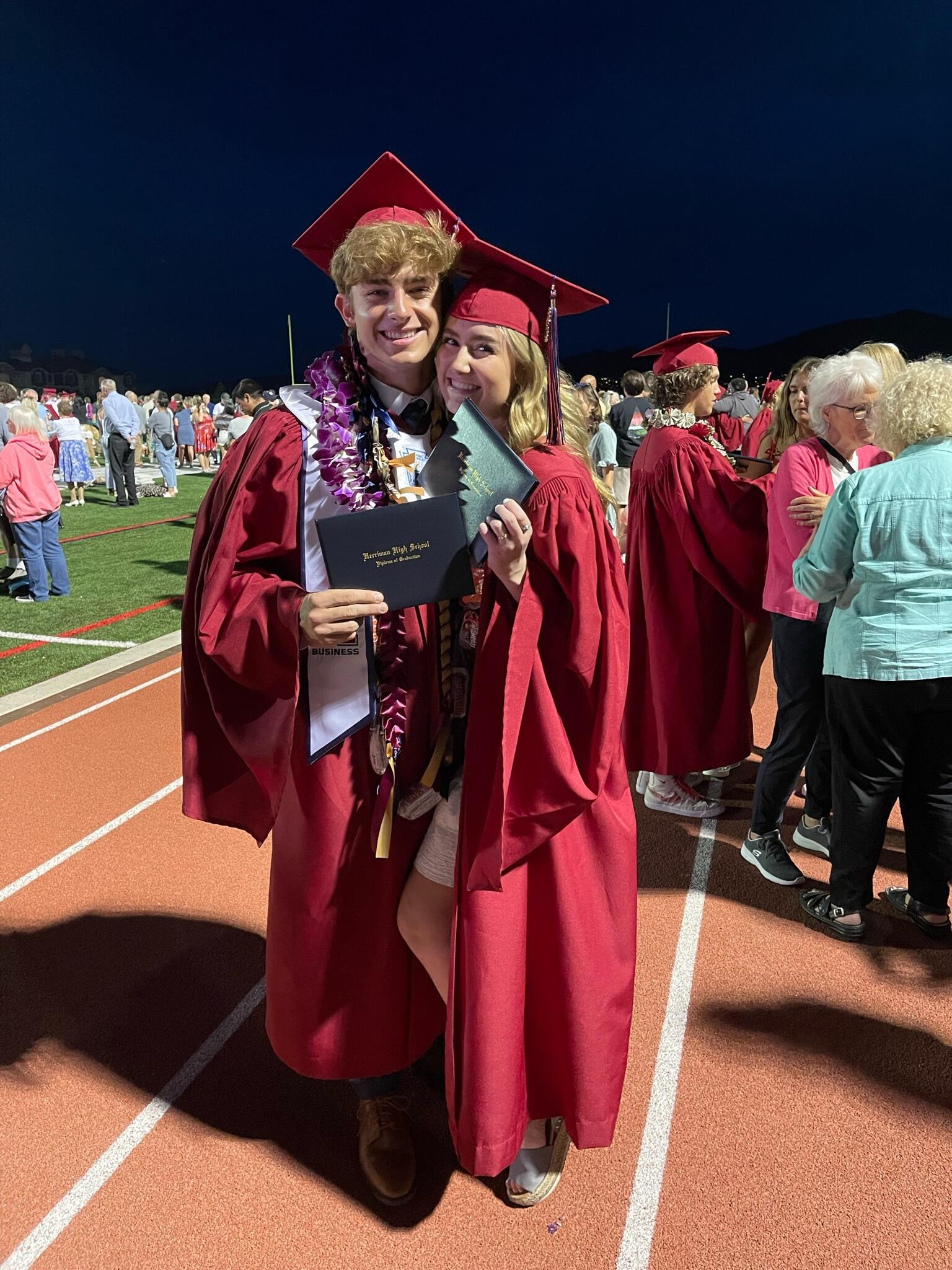 Branson and Michelle experienced many milestones together. They graduated from Herriman High School, attended their freshman year of college, and then received their mission calls!!