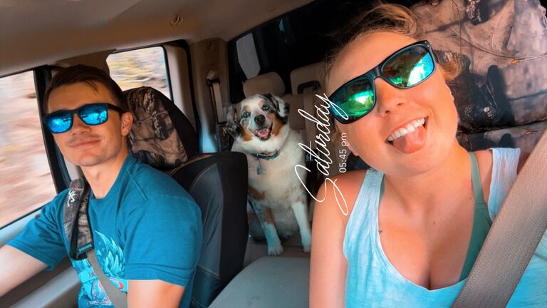 Zach began his new job as a Game Warden in Lander, WY. Darian visited him as often as she could until she was able to move there too.