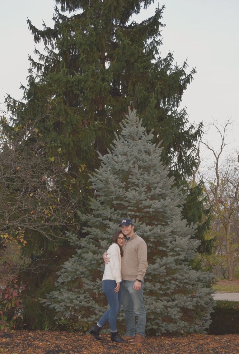Couple Photos at Ault Park in Cincinnati, Ohio