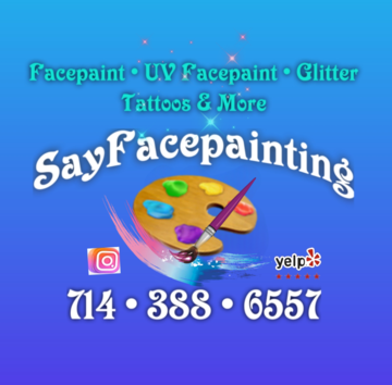 Sayfacepainting - Face Painter - Fullerton, CA - Hero Main