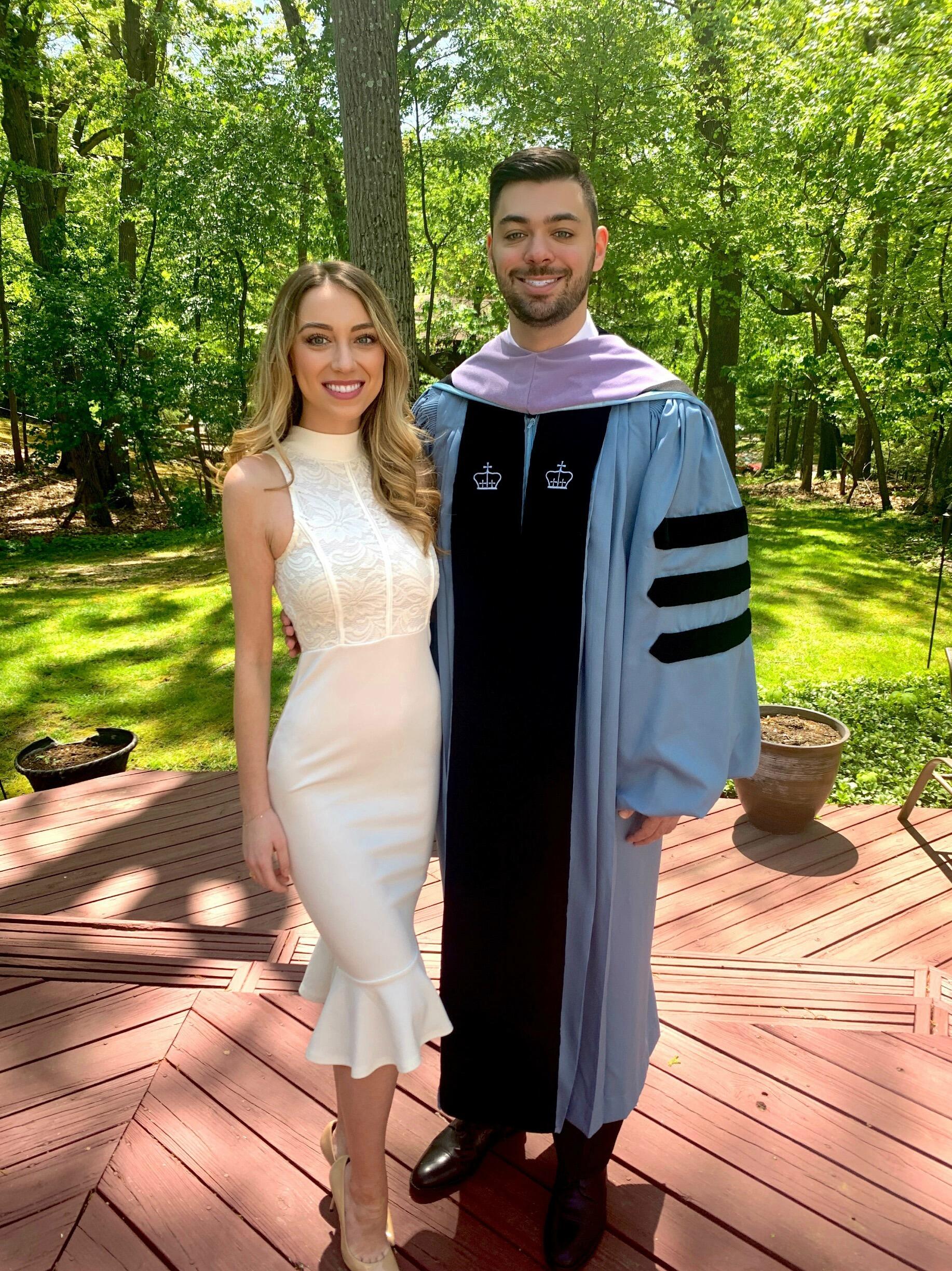 Tyler graduates (remotely) from Columbia Dental School!