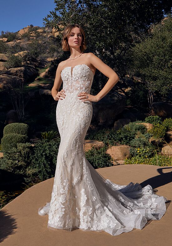 Cathedral Length Lace Veil by Casablanca Bridal, Style 2420V