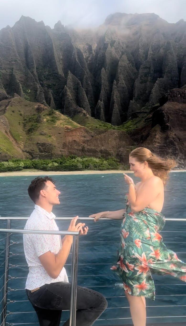 Daniel proposed and Erin said "Yes!"