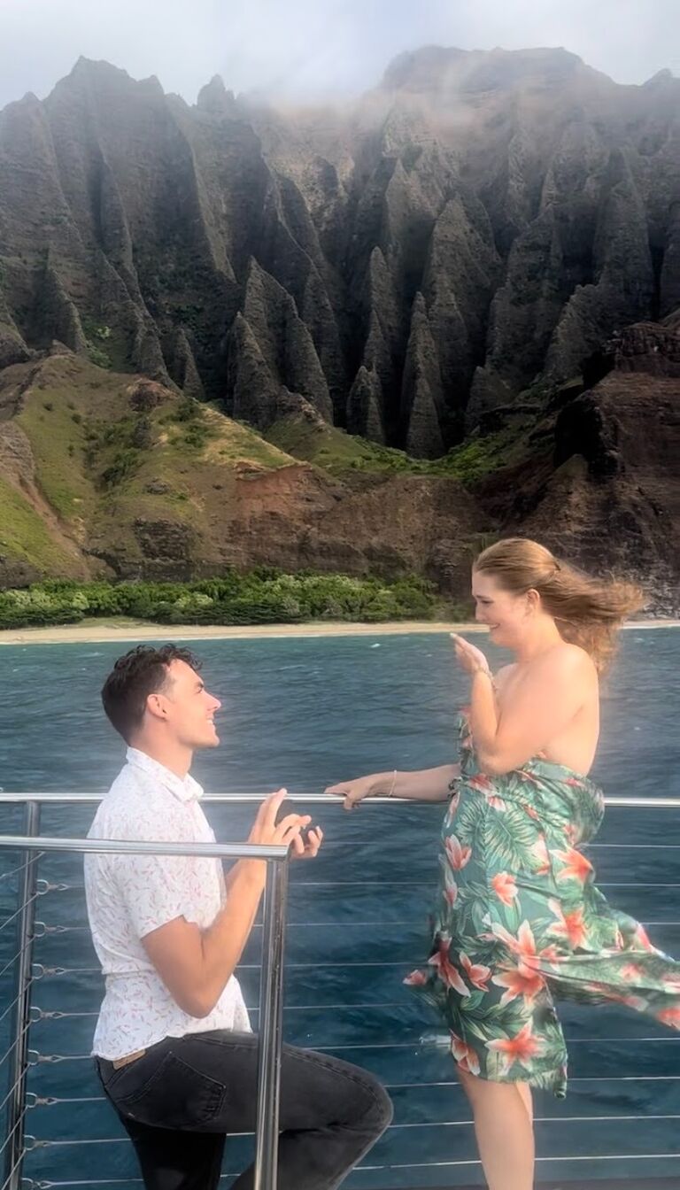 Daniel proposed and Erin said "Yes!"