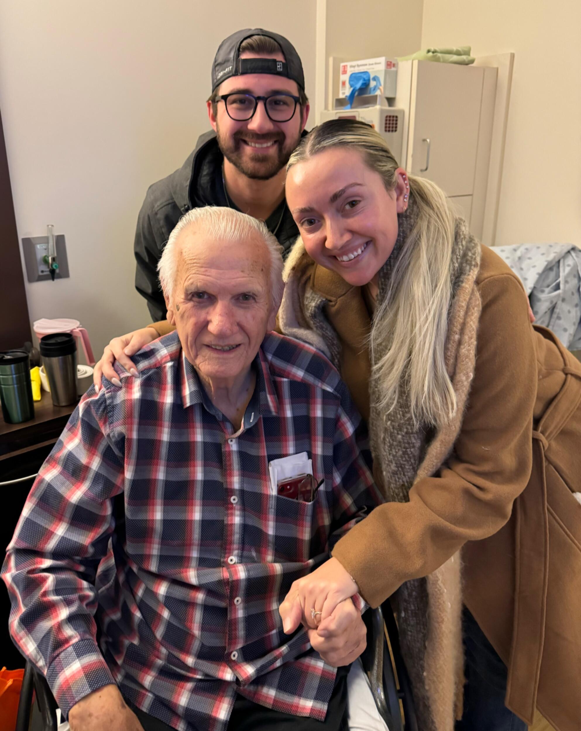 Visiting Grandpa Green