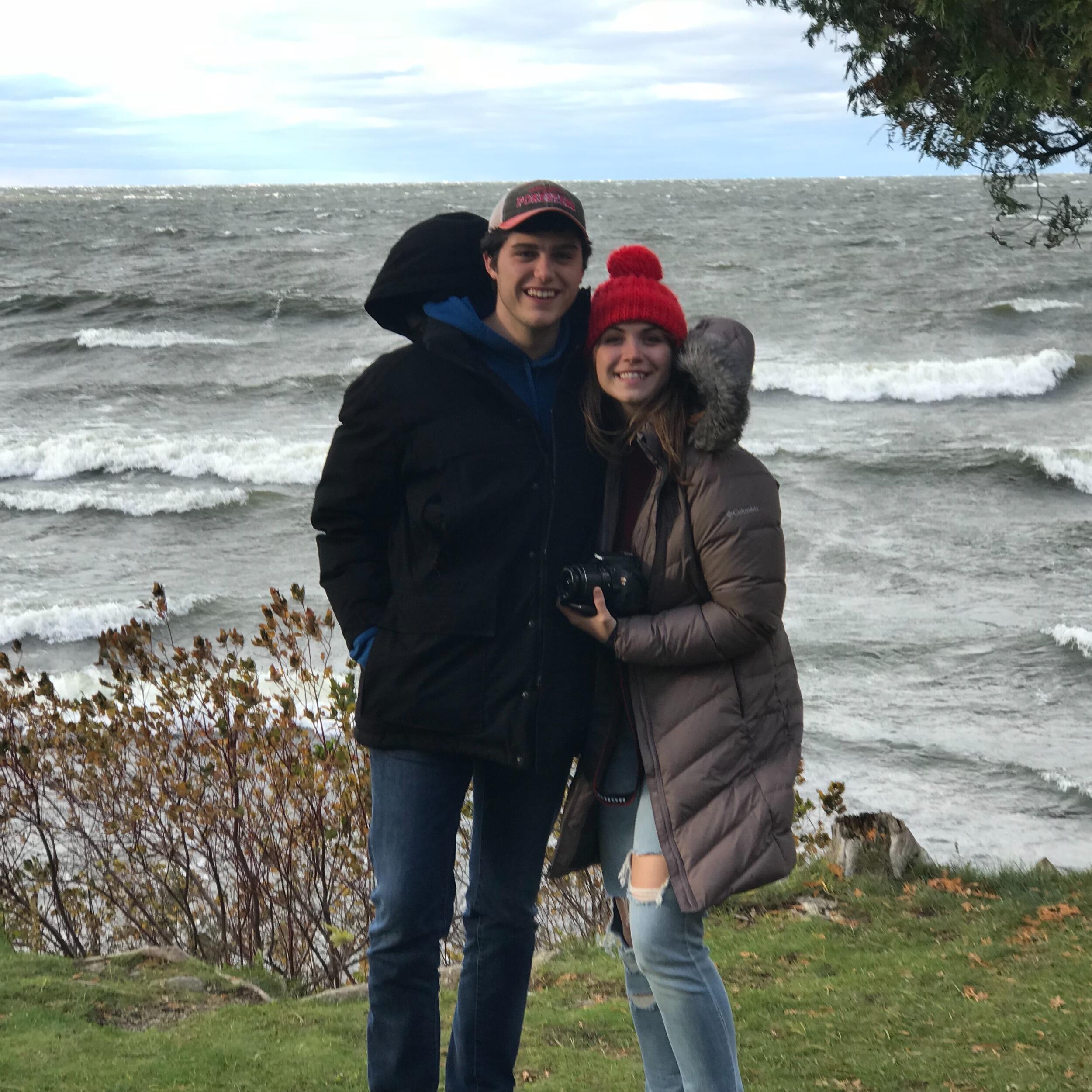 Sarah and Dean in Door County, Wisconsin...