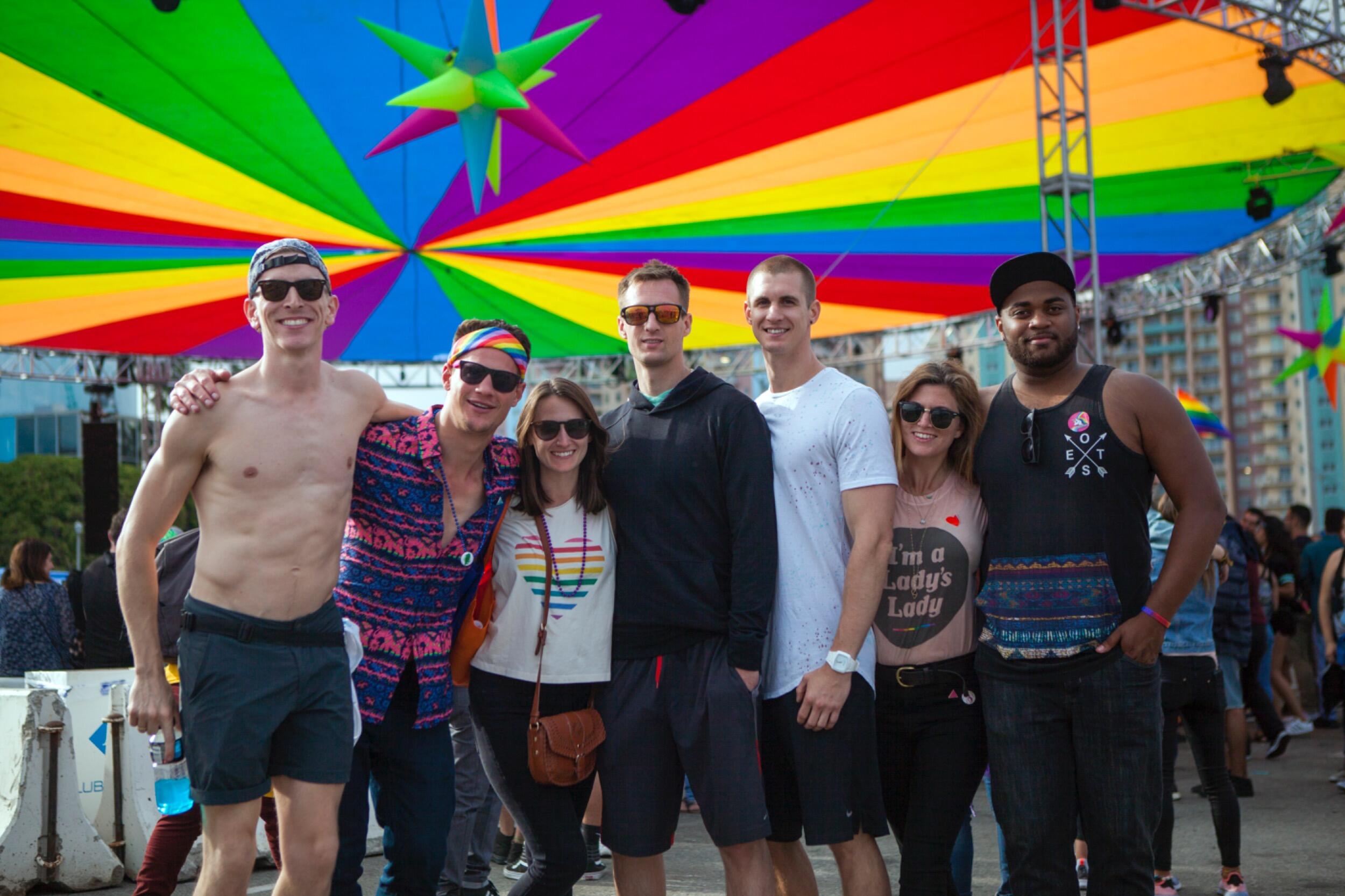 Our first pride EVER together, Long Beach, CA
