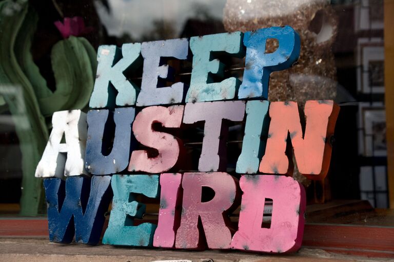 Austin Bachelorette Party Idea - Keep Austin Weird Sign