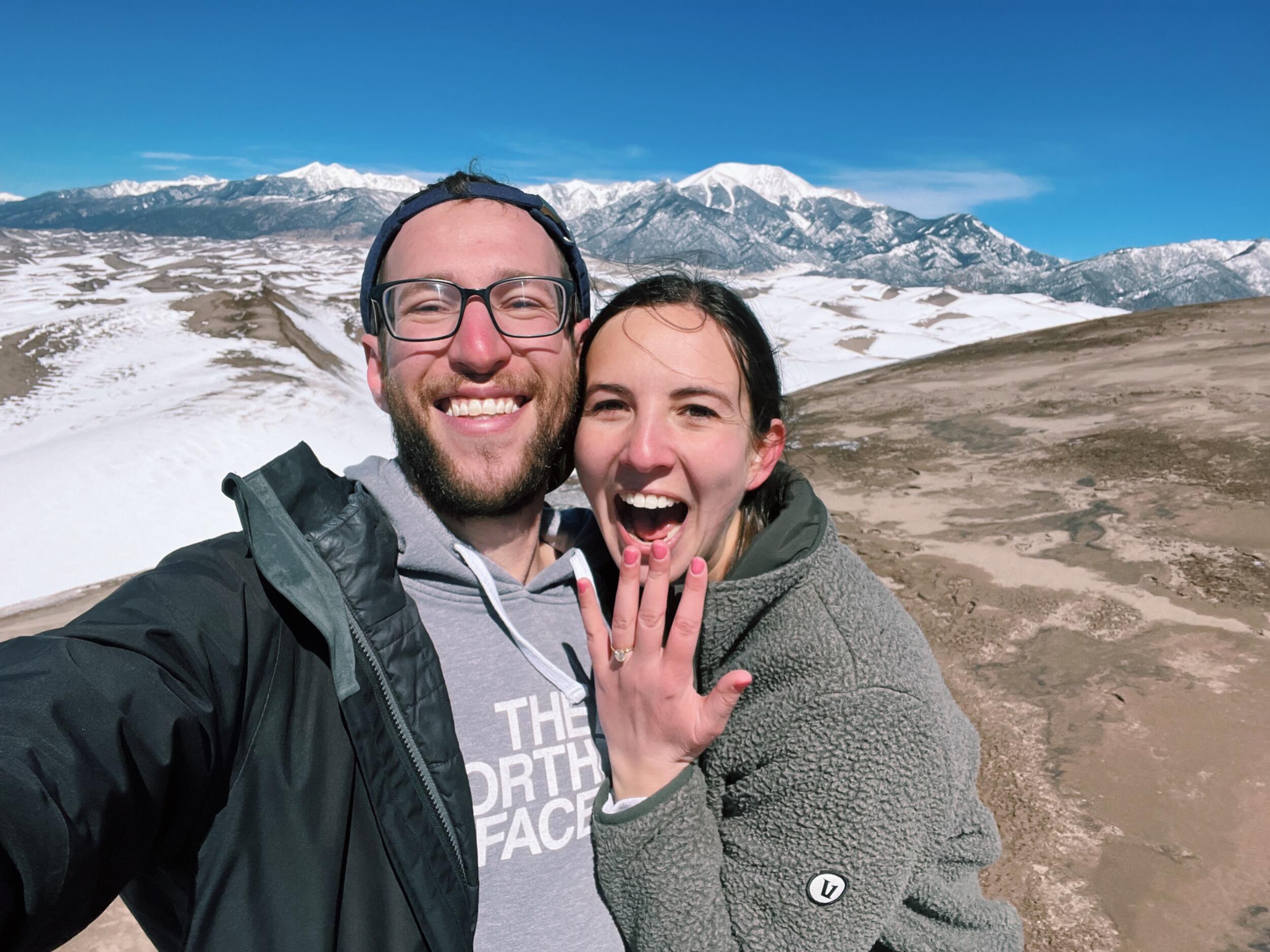 Our engagement!!
Great Sand Dunes National Park, CO