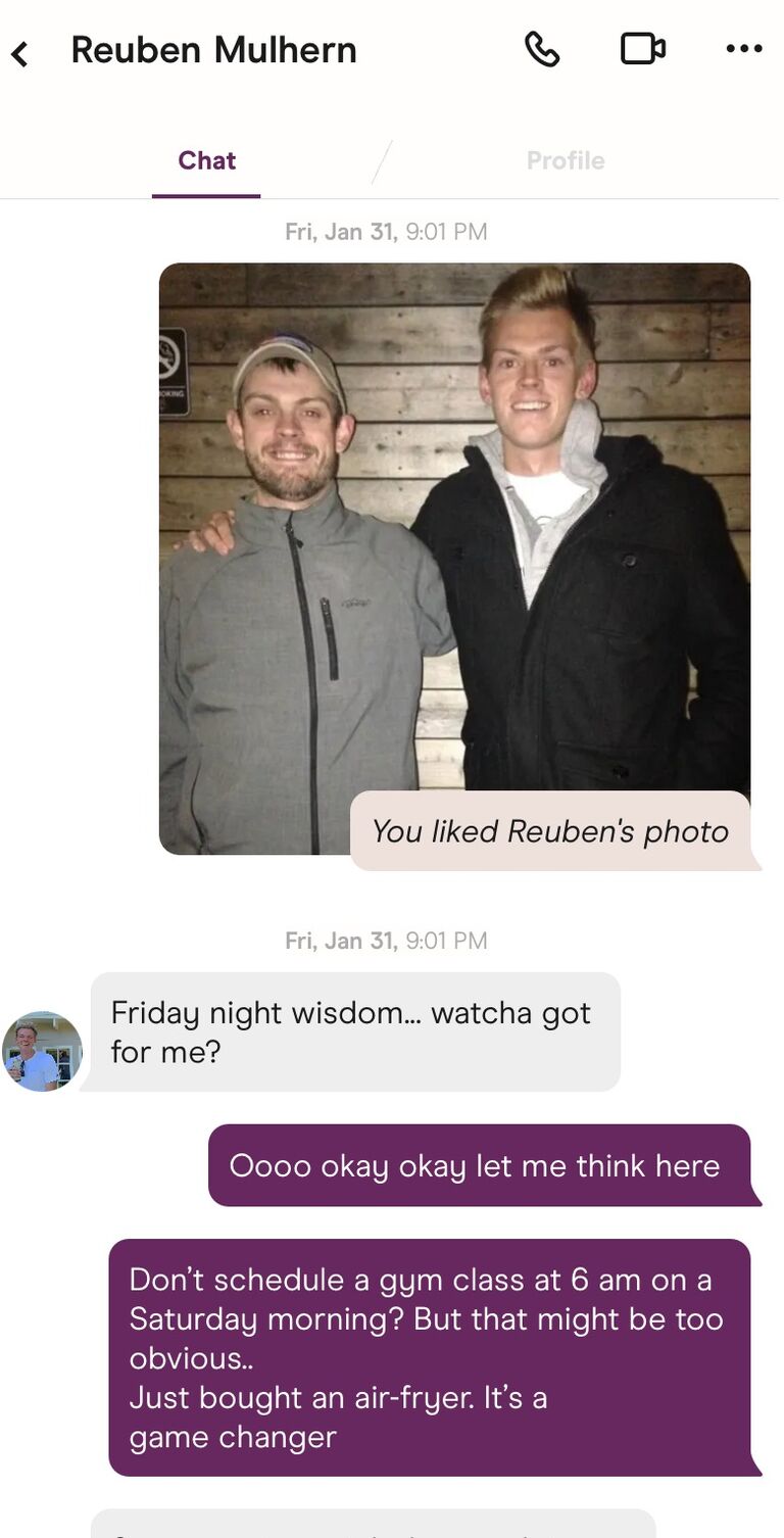 It's a MATCH! Thanks Hinge! 