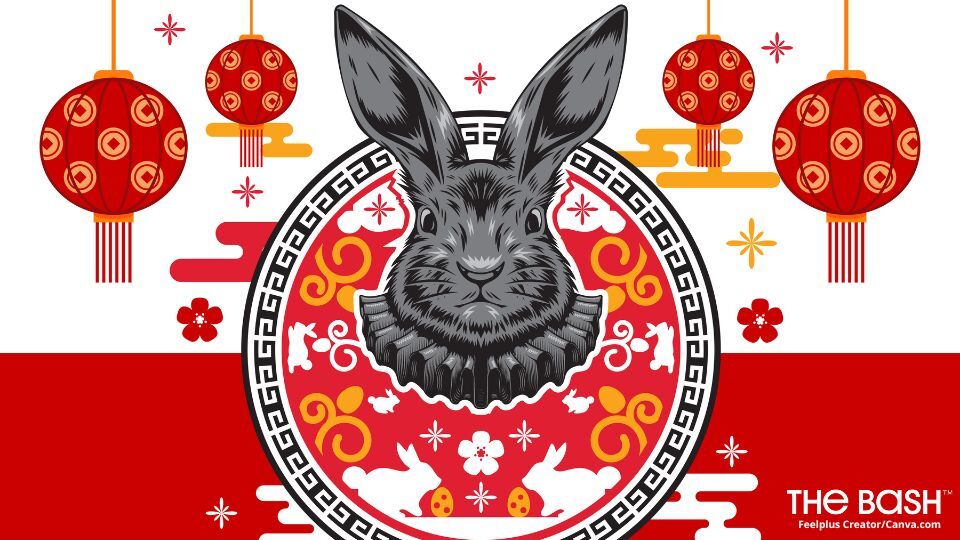 Year of the Rabbit Zoom Background - Chinese New Year