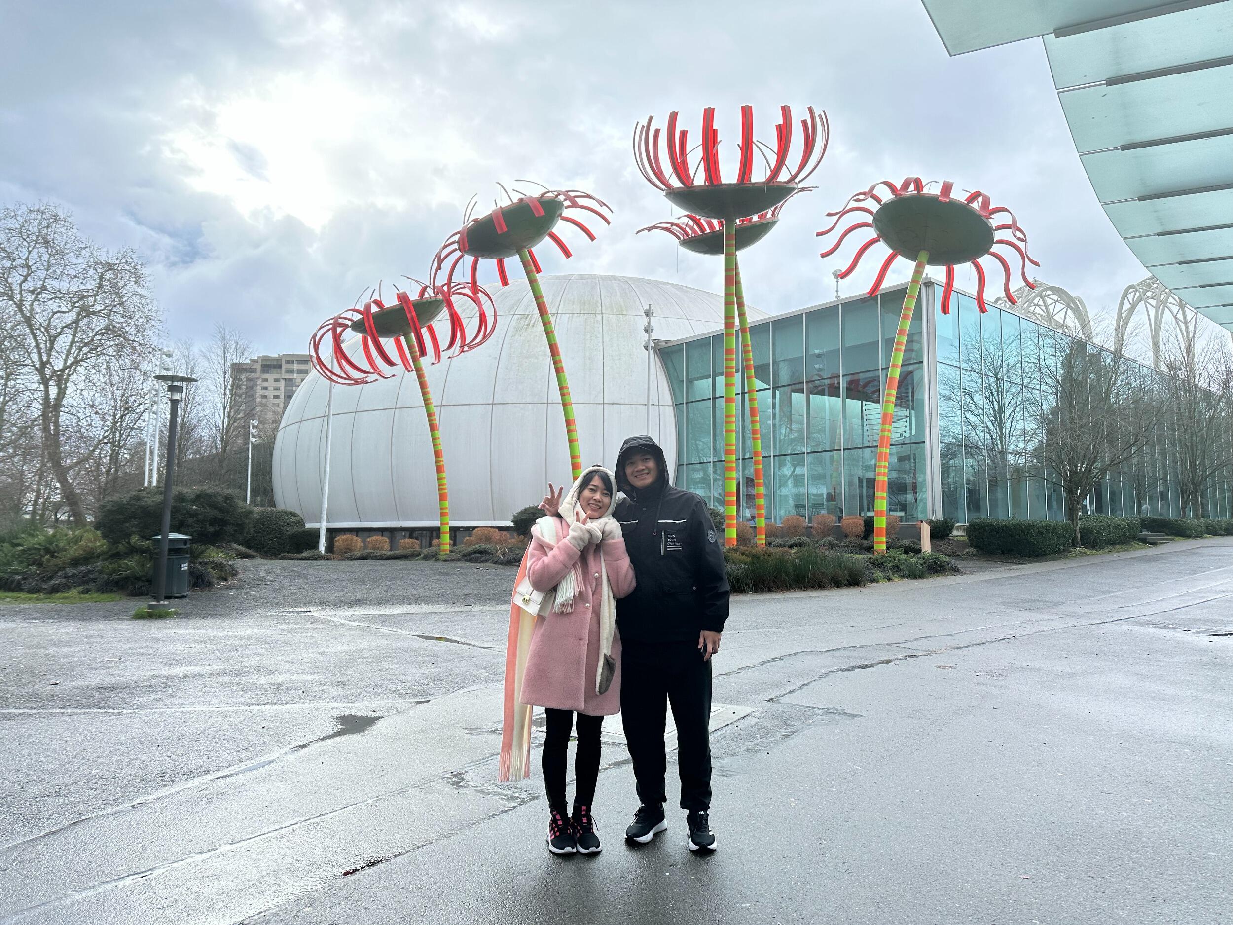 Chihuly Garden and Glass, right by the Space Needle in Seattle