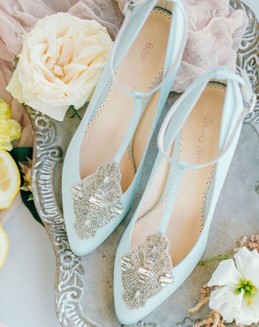 Bella Belle ANNALISE BLUE Wedding Shoes | The Knot