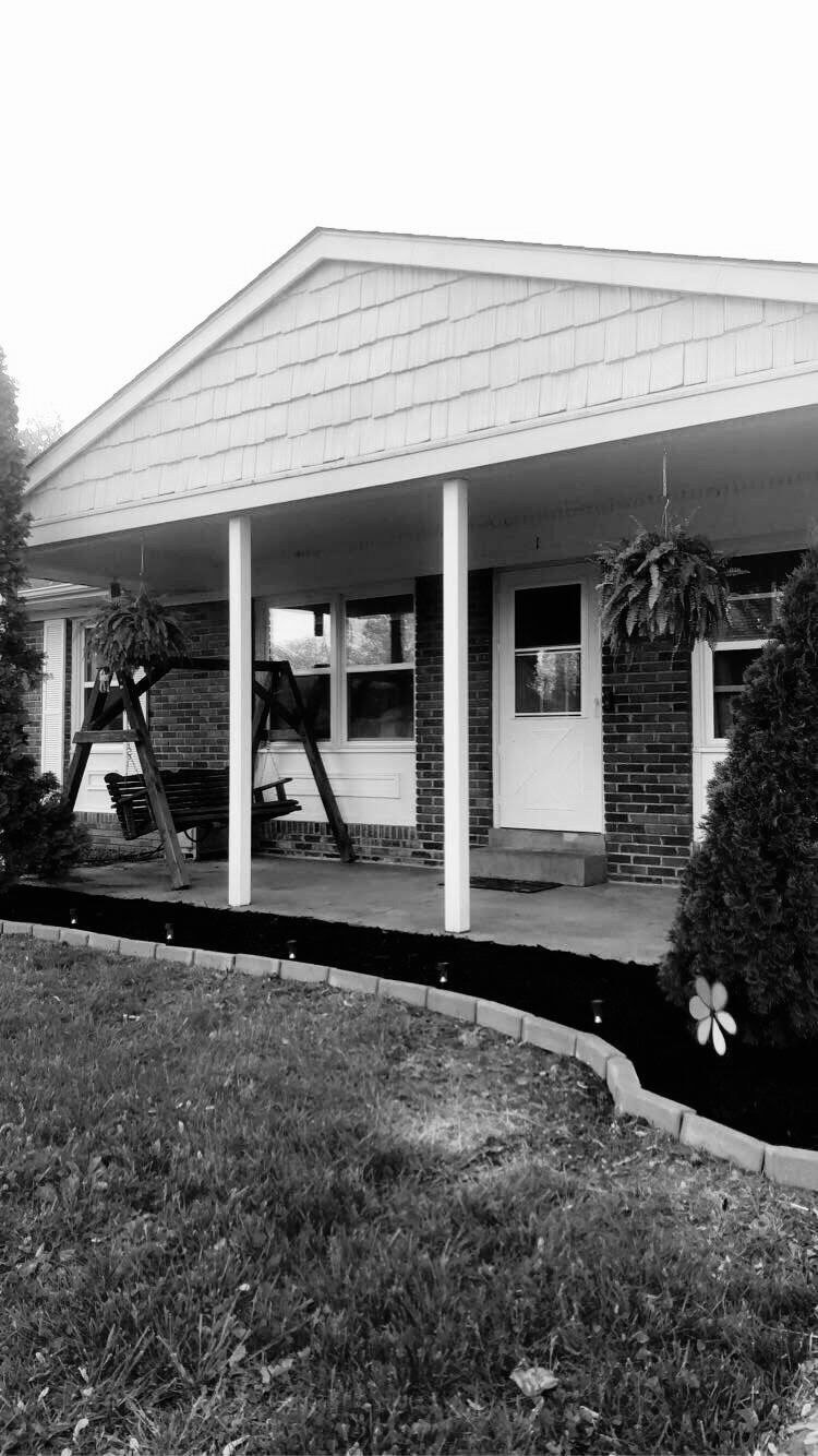 The day we moved  into our first home together 
