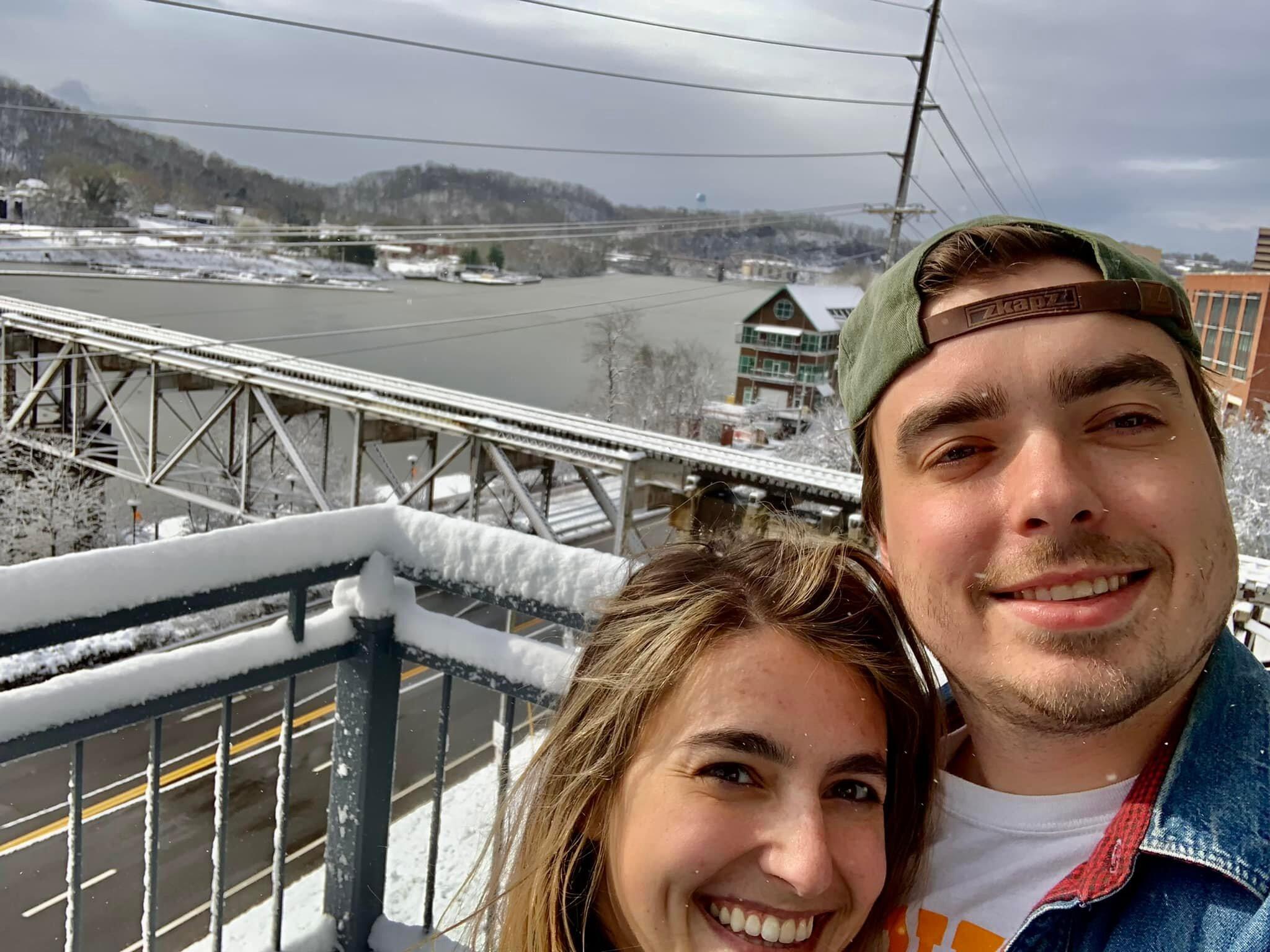 1st Knoxville snow! 
