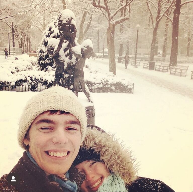 Rachel and Nick are well into their freshman year at UArts and are taking in the sights and sounds of Philadelphia on a snow day.