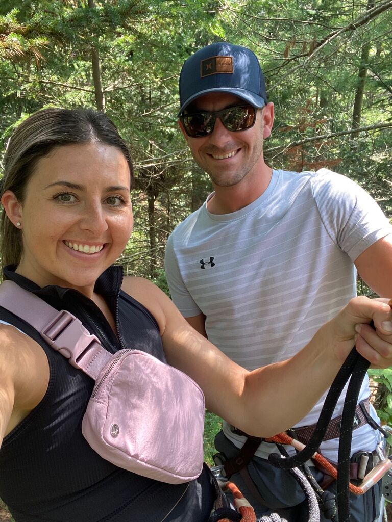 First Road Trip together over to Moncton to visit friends and climb some trees! 