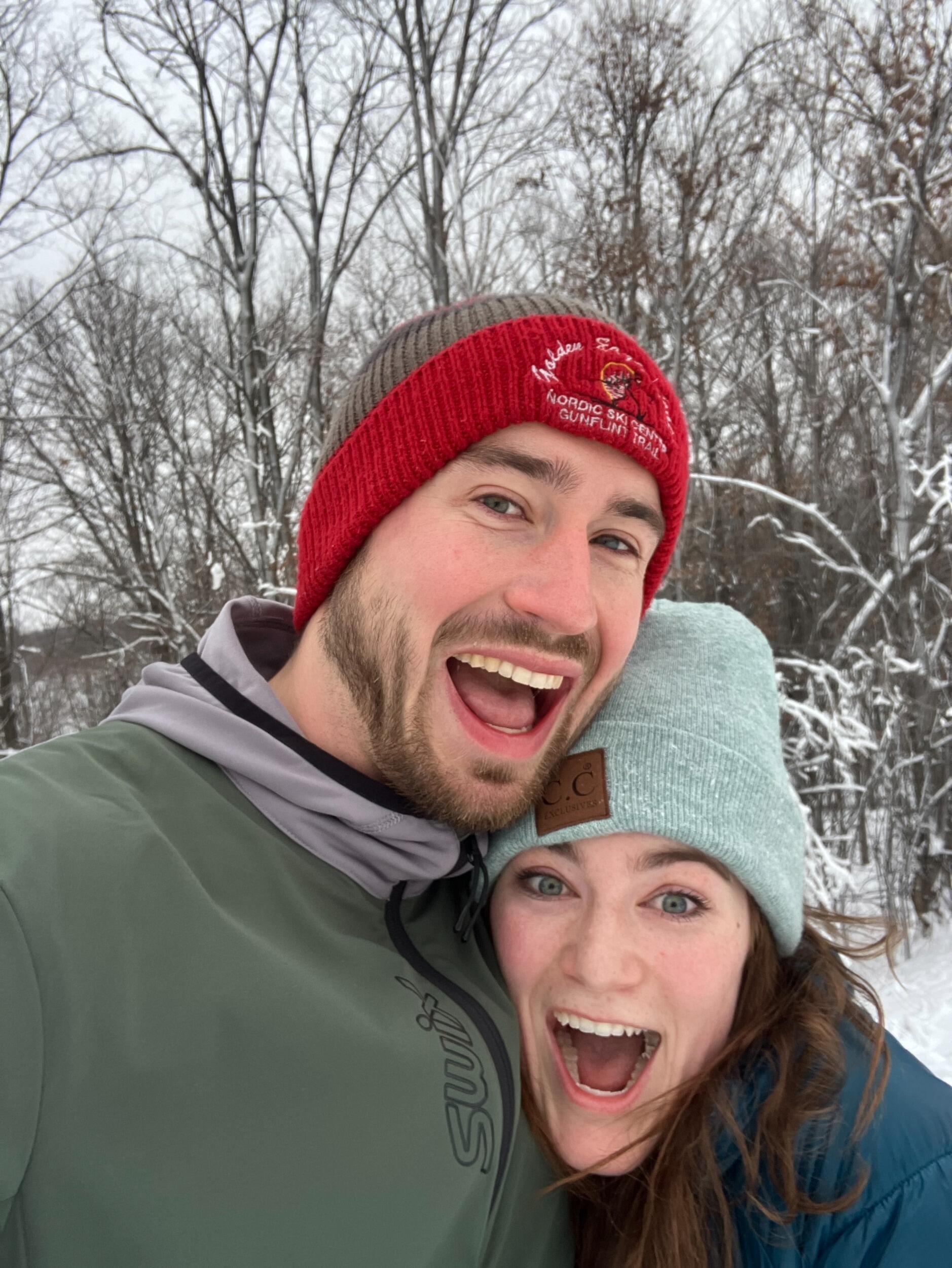 2nd time cross-country skiing (with less time spent in the snow).