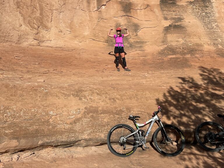 We started mountain biking!