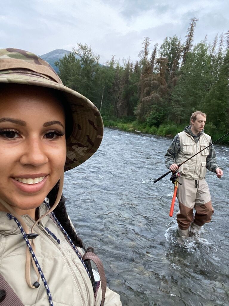 My first time fishing on the Russian!