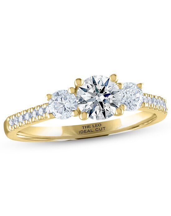 Kay jewelers 3 deals stone engagement ring