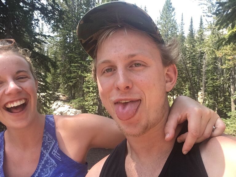 On our trip to the Sawtooth Mountains for Connor's birthday!