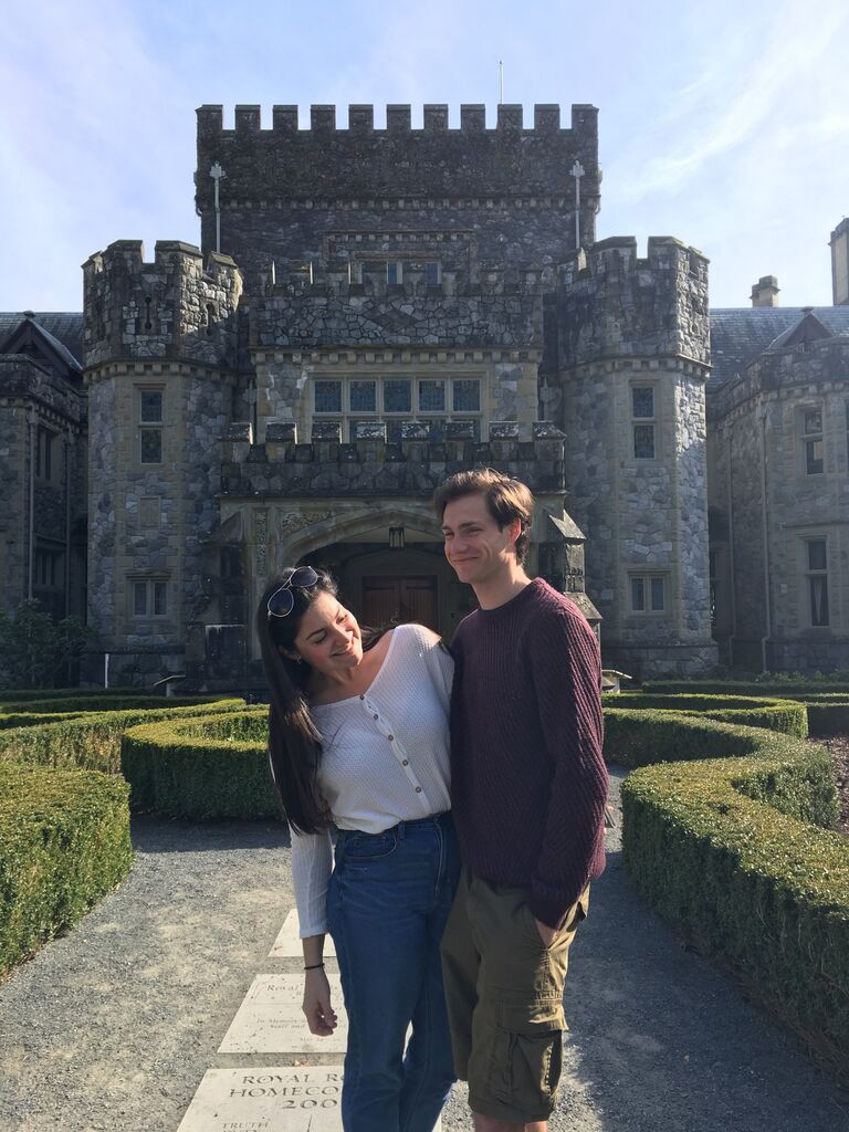 Hatley Castle in Victoria, BC 

(Fun Fact: this castle has been a film site for a ton of movies, including Deadpool and X-men)