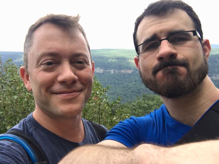 Hiking at Cloudland Canyon