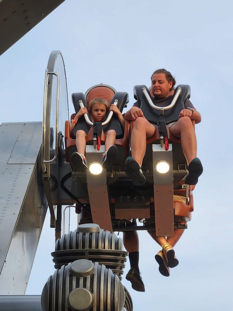 Family day at Carowinds