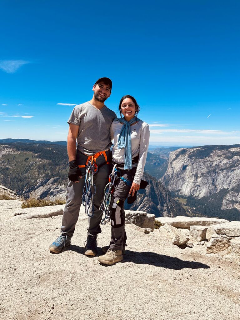 After our first successful summit on Half Dome! 