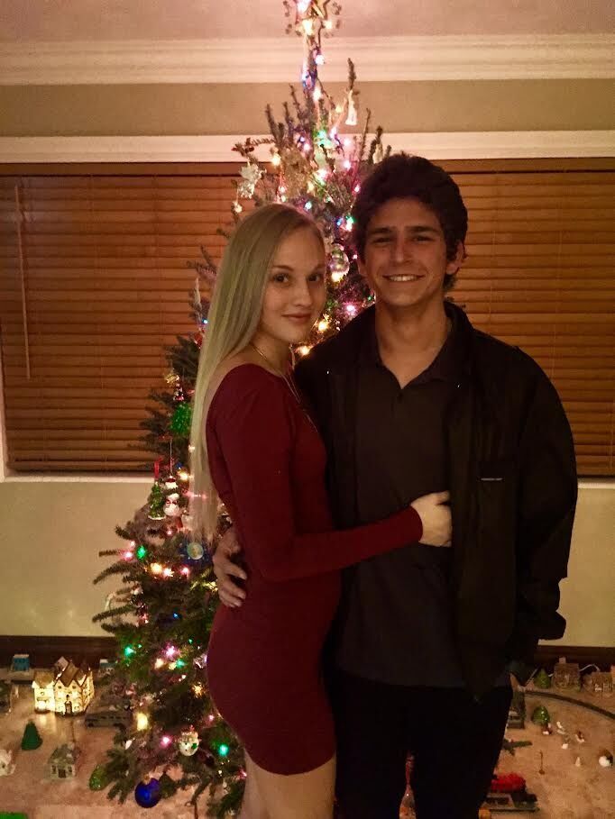 Our first Christmas together.