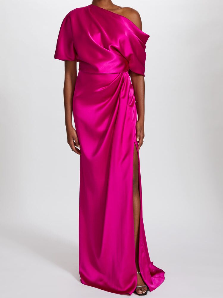 Pink black tie dresses hotsell