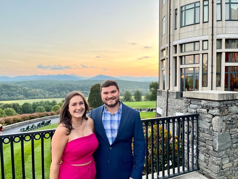 Our 6-month anniversary dinner at the Biltmore Inn.