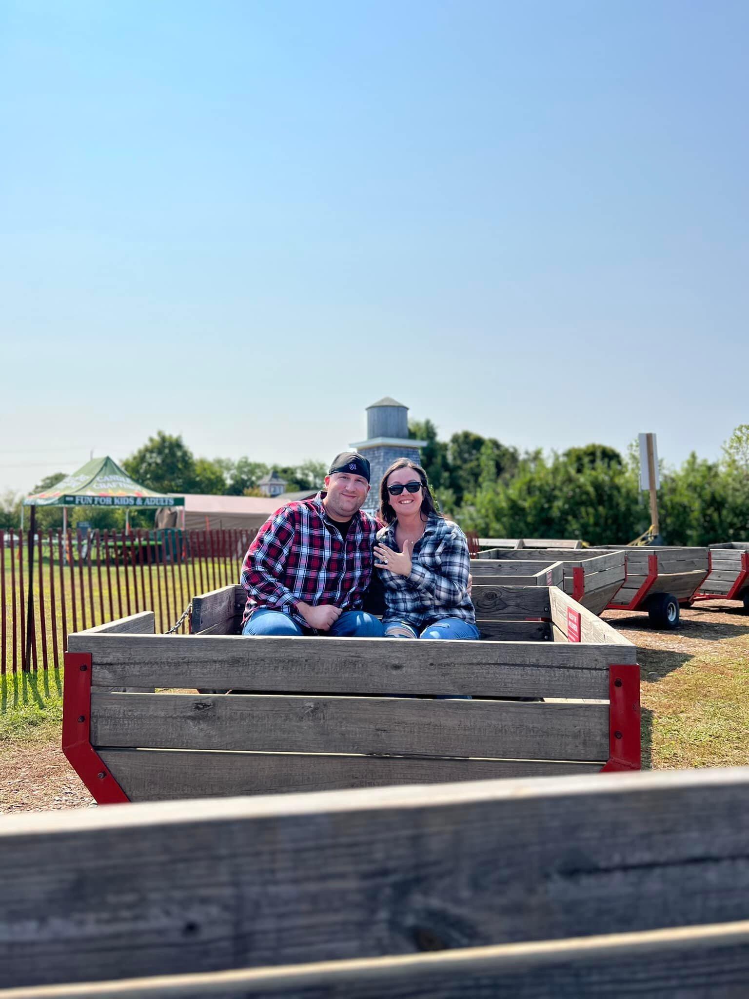 The day Nick popped the question!